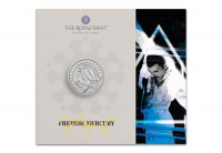 Великобритания 5 фунтов 2025 Queen - Freddie Mercury  (Монета в оригинальном буклете) BU