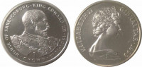  Гибралтар 1 крона 1993 "Король Эдвард VII"