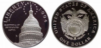 США 1 доллар 1994 "200-летие Капитолия"