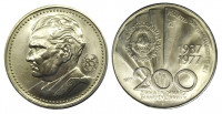 Югославия 200 динаров 1977 Иосип Броз Тито — 85-летие (Серебро)