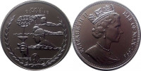 Остров Мэн 1 крона, 1996 XXVI летние Олимпийские Игры, Атланта 1996 -Плаванье
