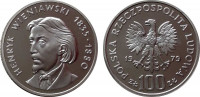 Польша 100 злотых, 1979 Генрик Венявский