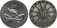 Австрия 50 шиллингов 1964 "Зимние Олимпийские игры в Инсбурге" Proof