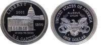 США 1 доллар 2001 Центр посещения Капитолия