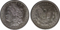 США 1 доллар 1921 Серебро 900 26,73 гр (S)