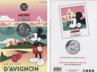 Франция 10 евро 2018 Микки Маус во Франции D`Avignon 04\20
