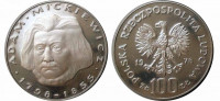 Польша 100 злотых 1978 "Адам Мицкевич (Adam Mickiewicz)"