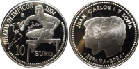 Испания 10 евро 2004 Олимпийские игры 2004 года