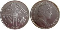 Остров Мэн 1 крона 2010 Олимпийские игры в Ванкувере - Фигурное катание, Санный спорт, Бобслей, Хоккей (Серебро)