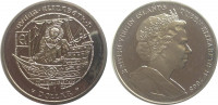 Британские Виргинские острова 1 доллар 2008 Елизавета I (кораблик)