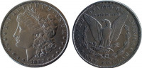 США 1 доллар 1883 Серебро 900