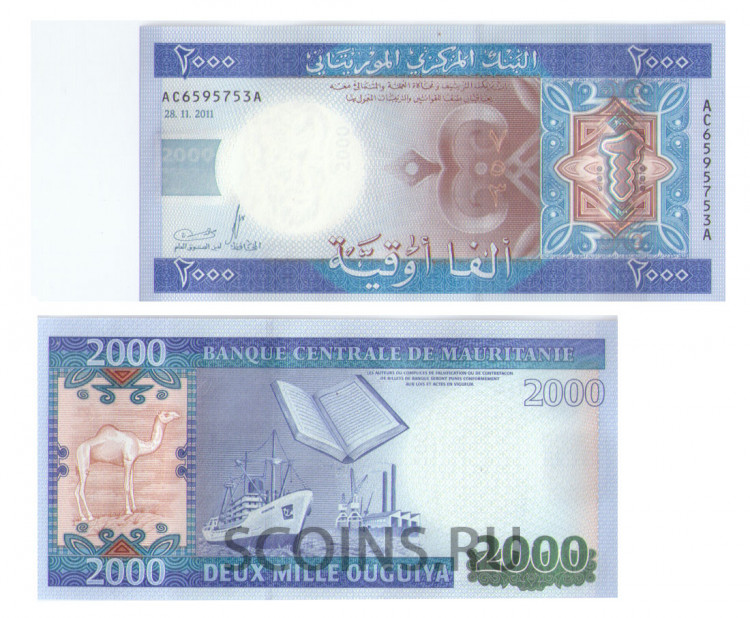 Мавритания 2000 угий 2011